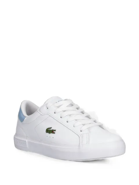 Lacoste Kids Powercourt logo-patch sneakers