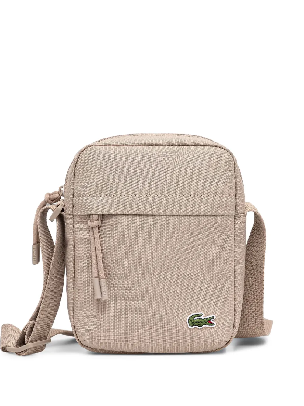 Lacoste logo-patch zip-around belt bag - Toni neutri