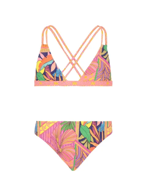 4GIVENESS floral-print triangle bikini