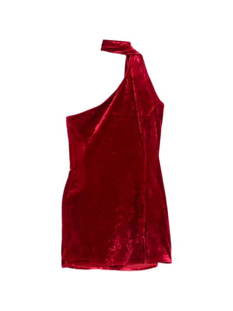 Gianfranco Ferré Pre-Owned 1990s one-shoulder velvet mini dress