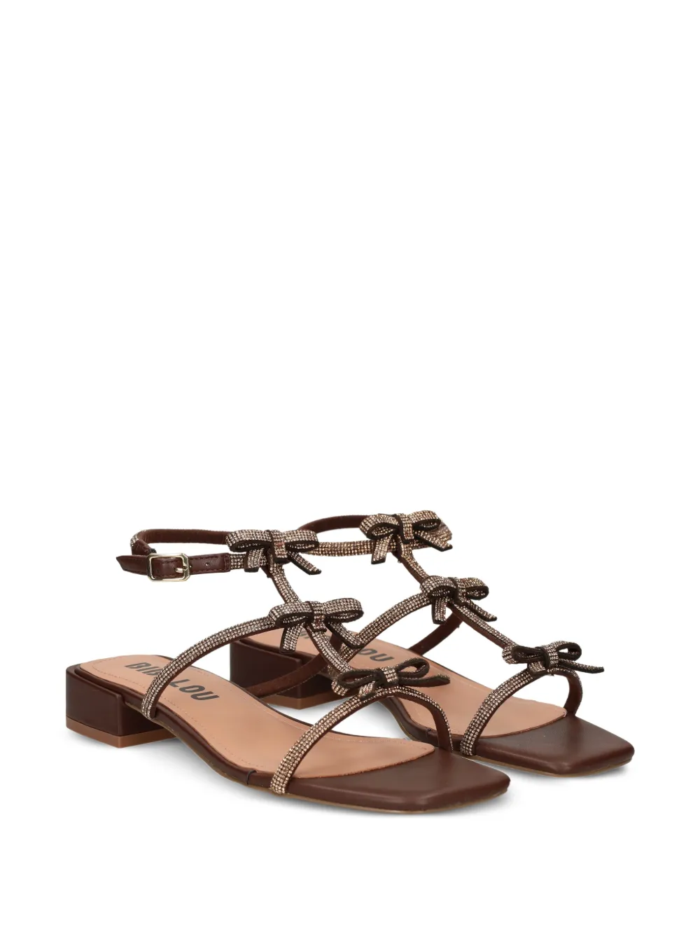 Bibi Lou Poline crystal-embellished sandals Bruin