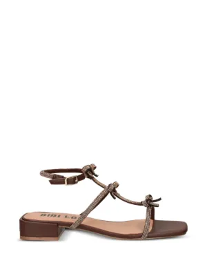 SERGIO MORETTI FIRENZE バックル サンダル | ブラウン | FARFETCH JP