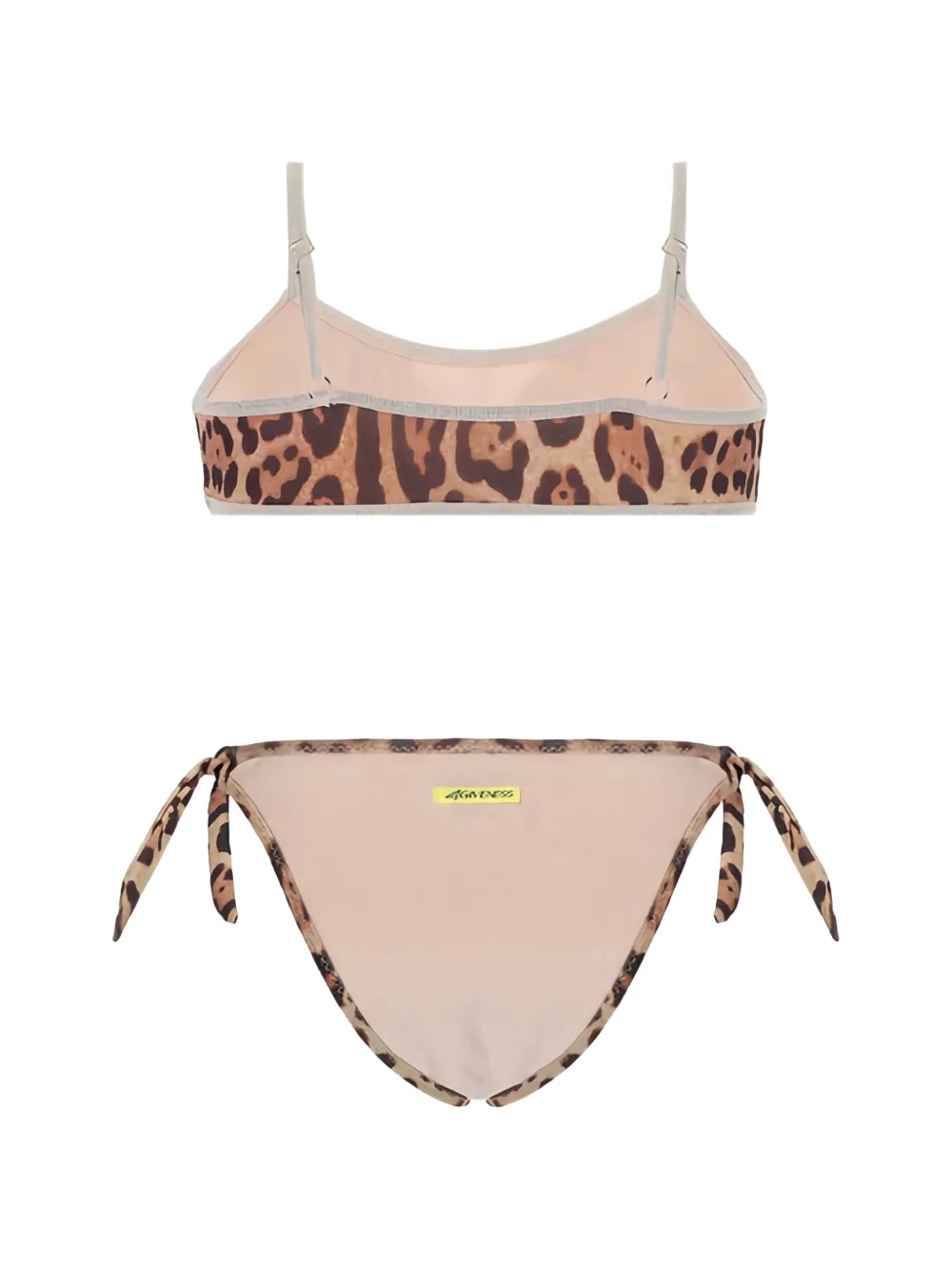  4giveness Bikini Con Estampado De Leopardo - Neutro 