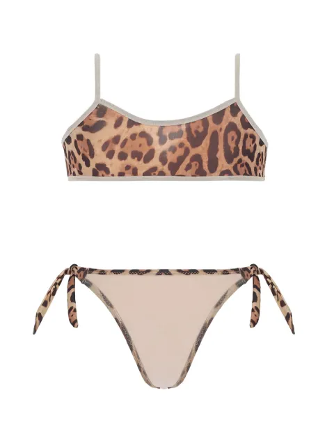 4GIVENESS leopard-print bikini