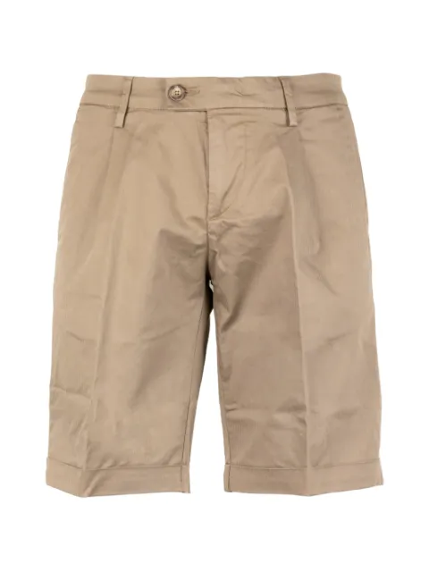 Re-Hash pleated turn-up shorts