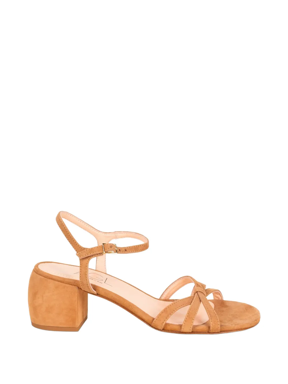 AGL leather heeled sandals Beige