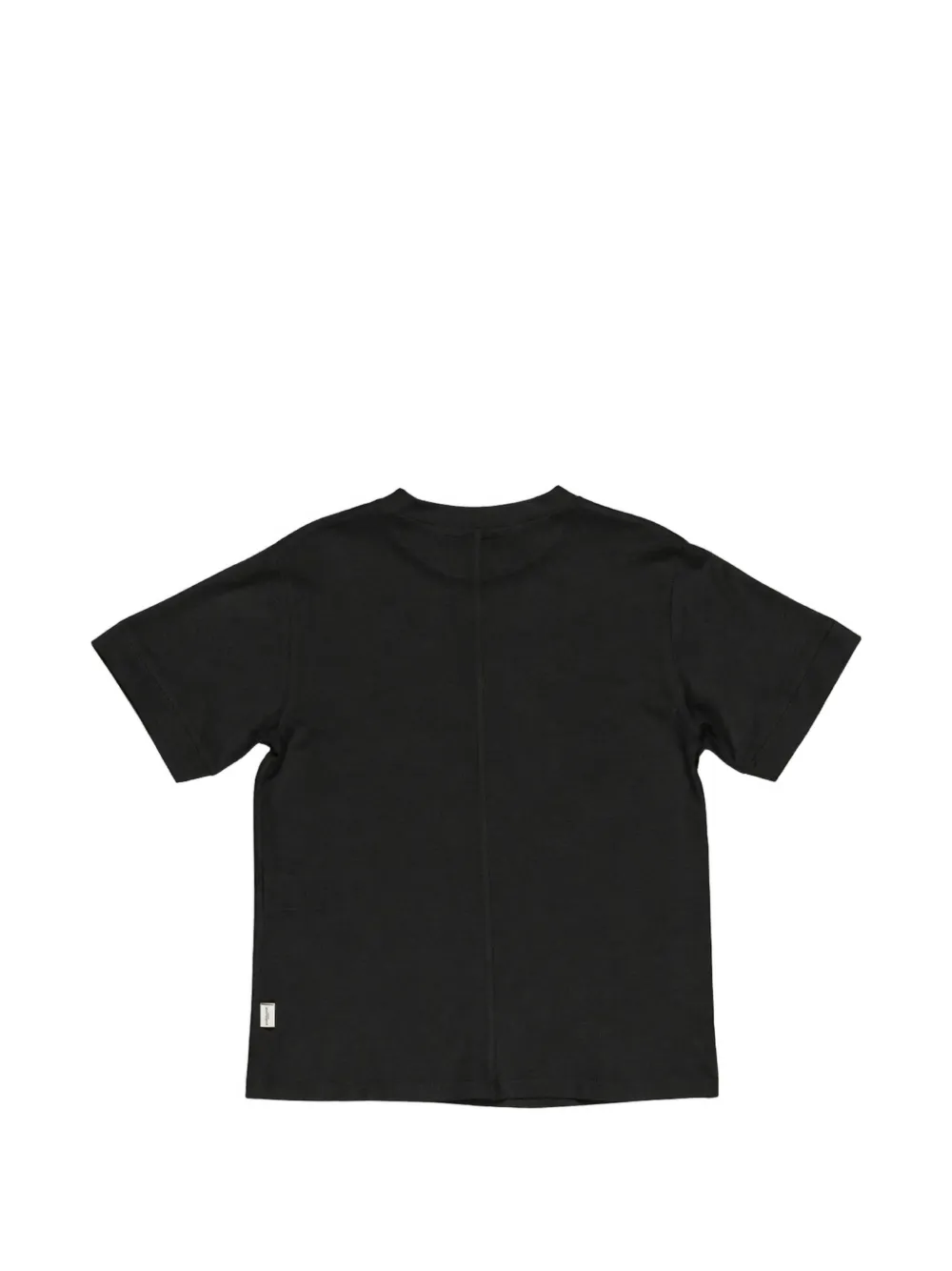 Paolo Pecora Kids T-shirt met naaddetail Zwart