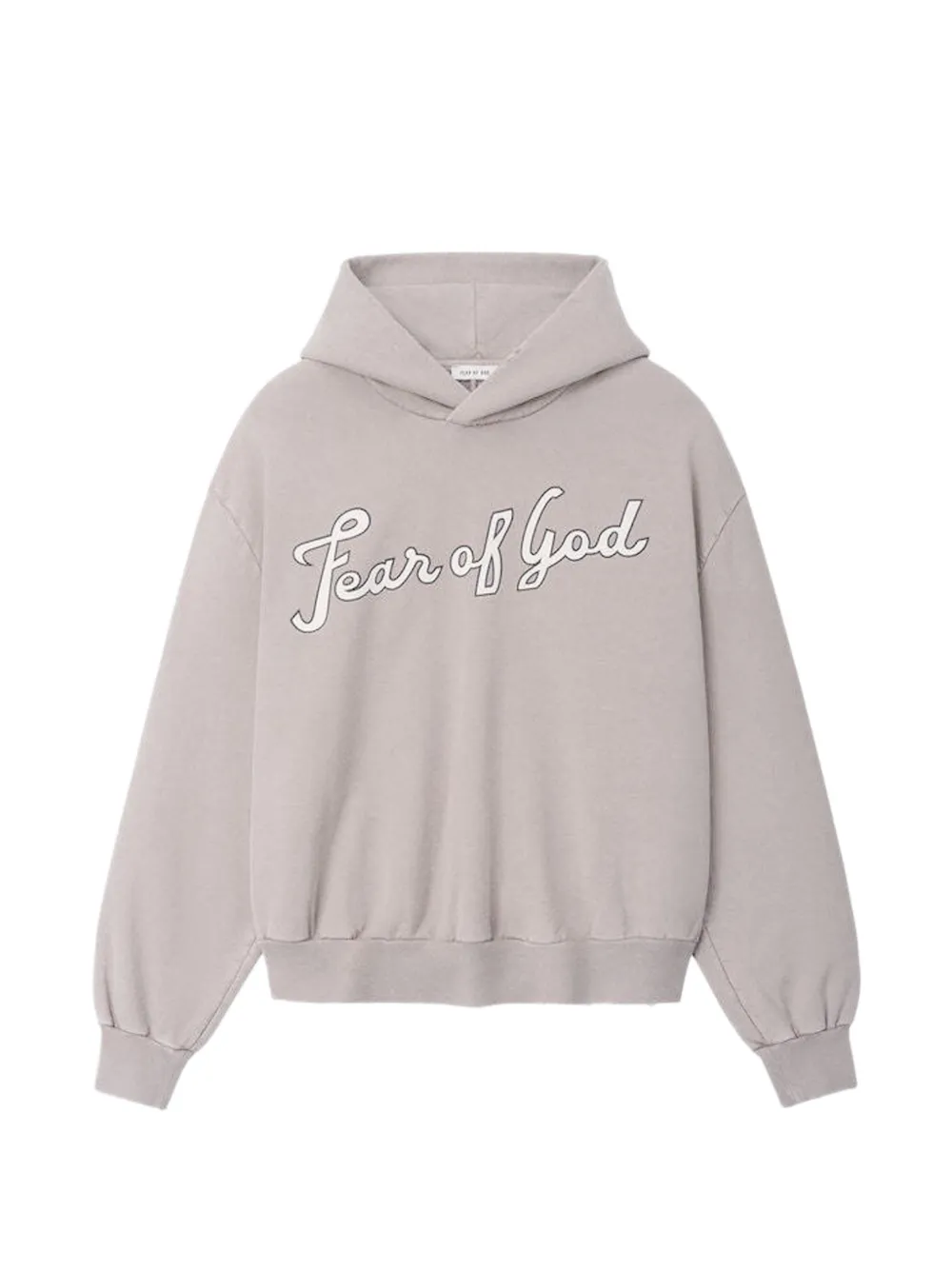 Fear Of God logo-print hoodie - Neutrals
