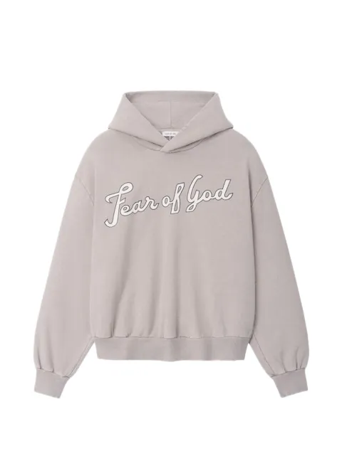 Fear Of God logo-print hoodie