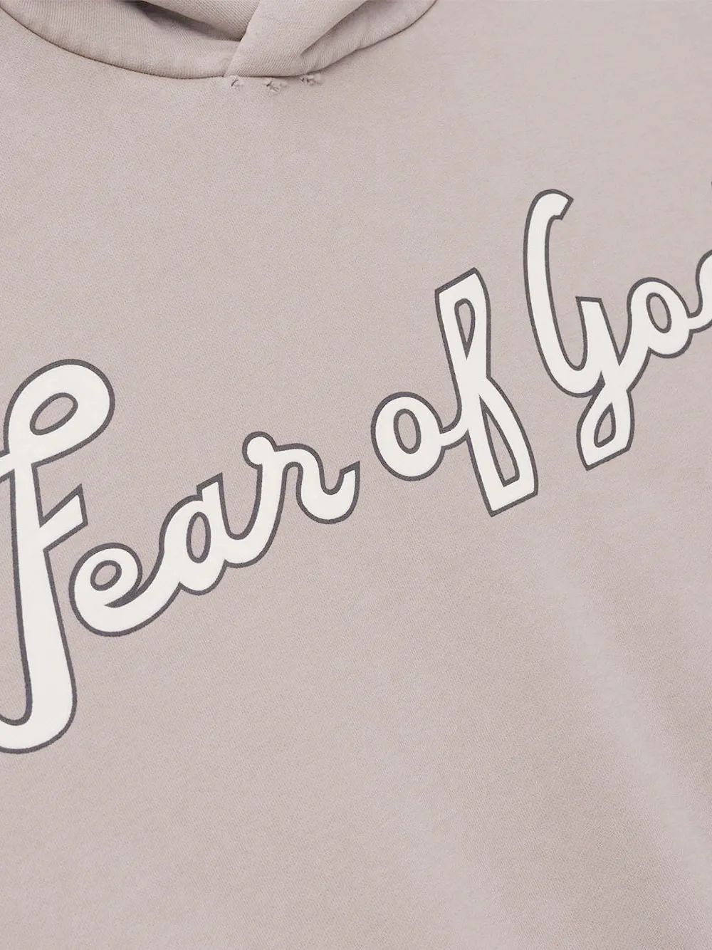 Fear Of God Hoodie met logoprint Beige
