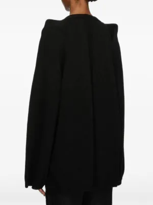 Rick Owens ミディアムラップ　カーディガン　黒 Rick Owens ミディアム ラップ カーディガン | ブラック | FARFETCH JP