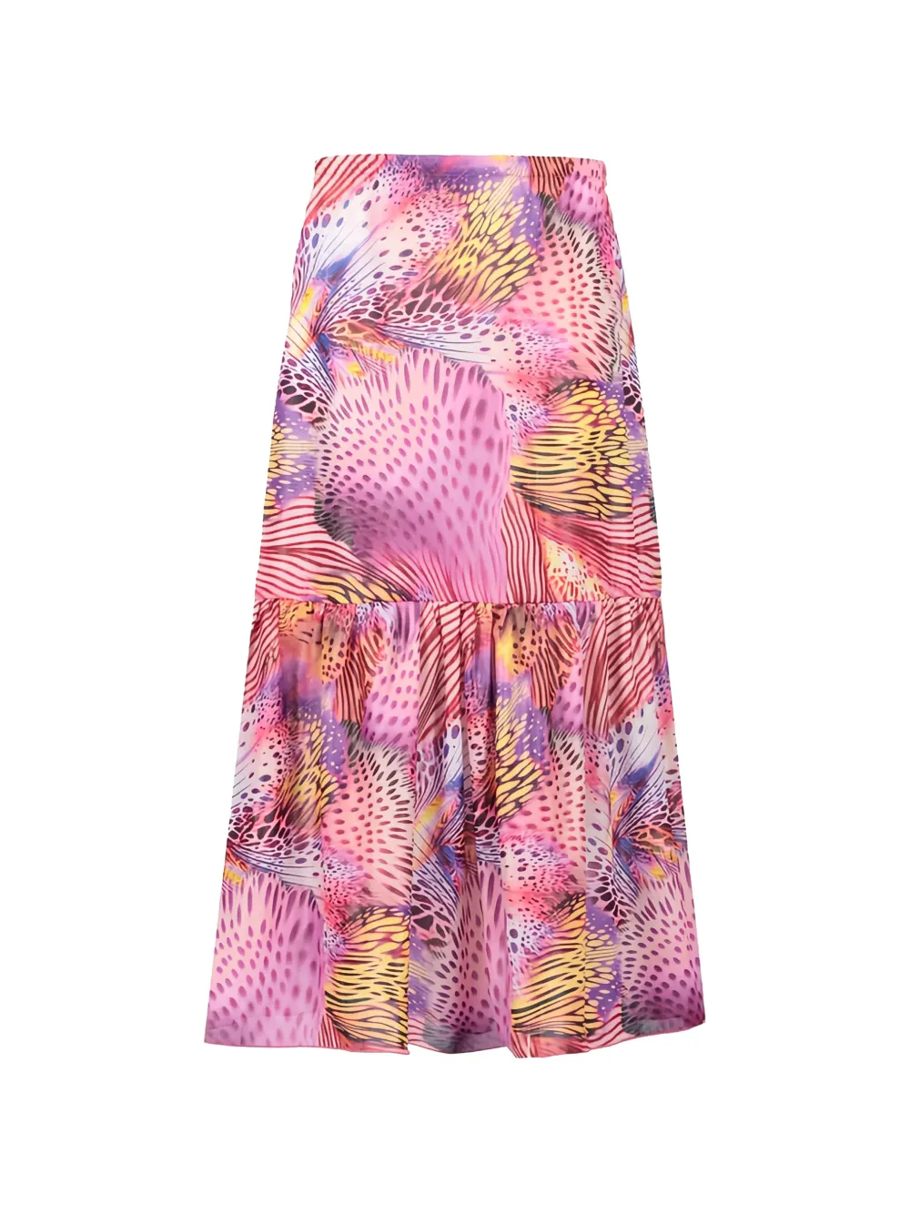 4GIVENESS abstract-print skirt - Rosa