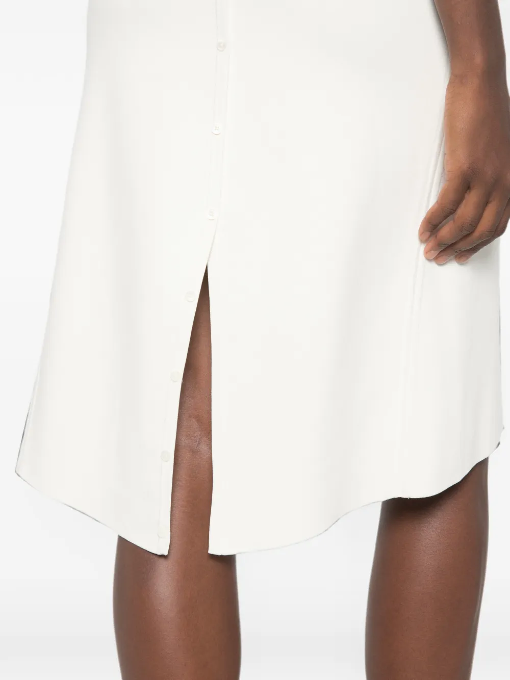 TOTEME Midi-rok met knopen Wit