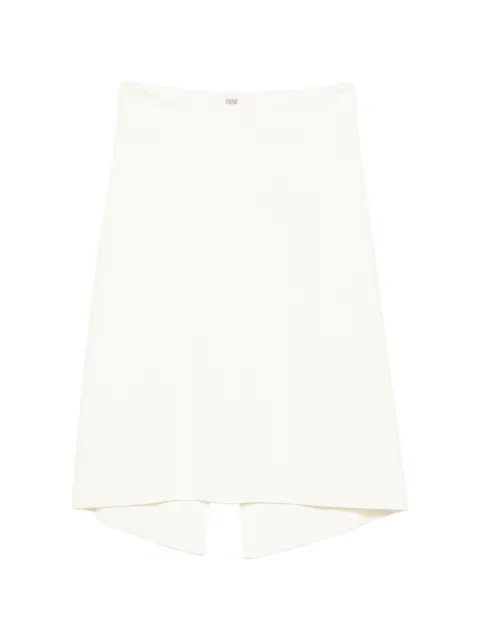 TOTEME falda midi con botones en la espalda