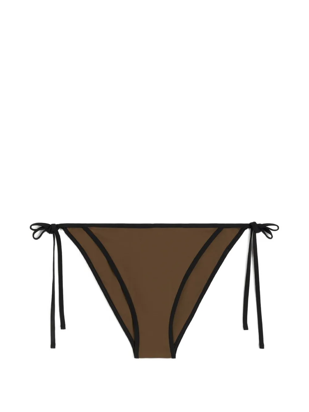 TOTEME side-tie bikini bottoms - Marrone