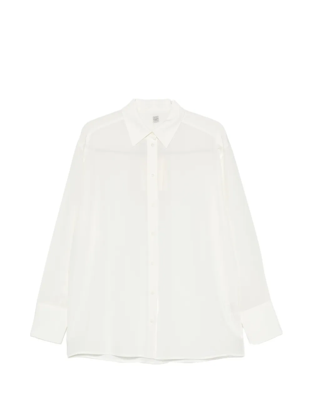 TOTEME silk crepe shirt - Black