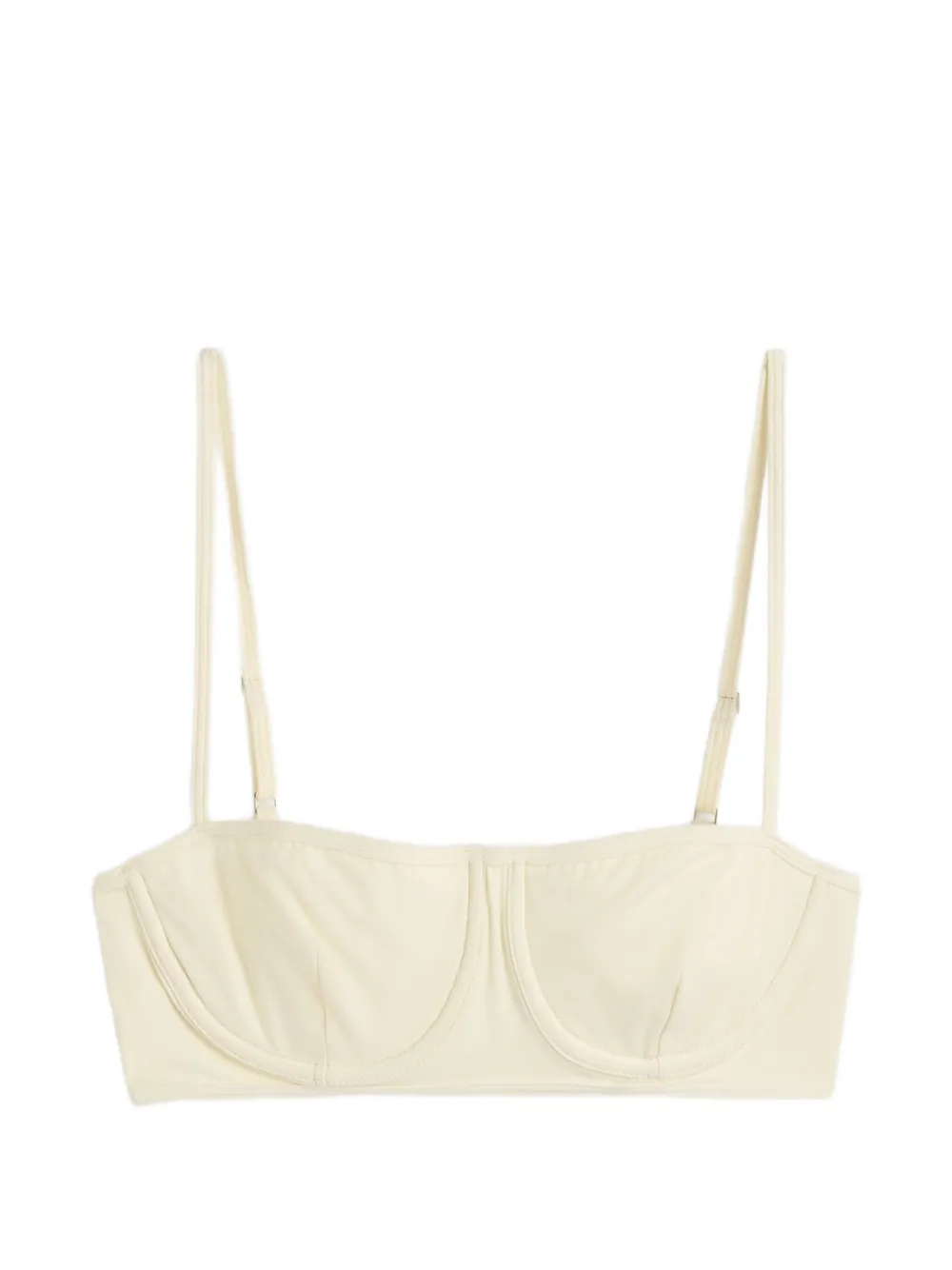 TOTEME adjustable-strap bikini top - Toni neutri