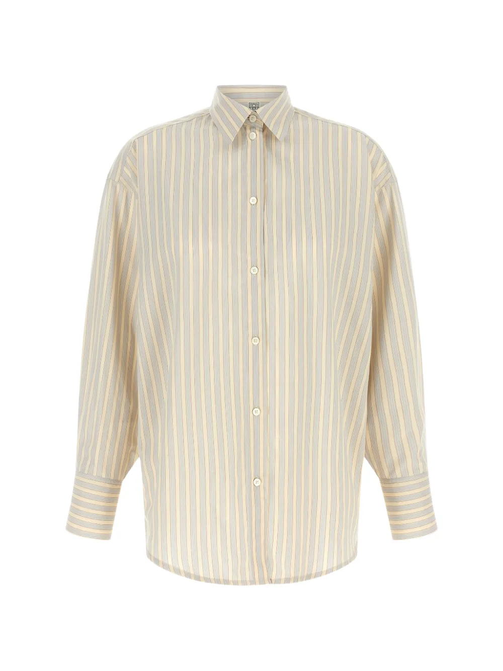 TOTEME oversized striped shirt - Neutrals