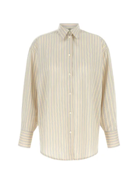 TOTEME camisa oversize con rayas estampadas