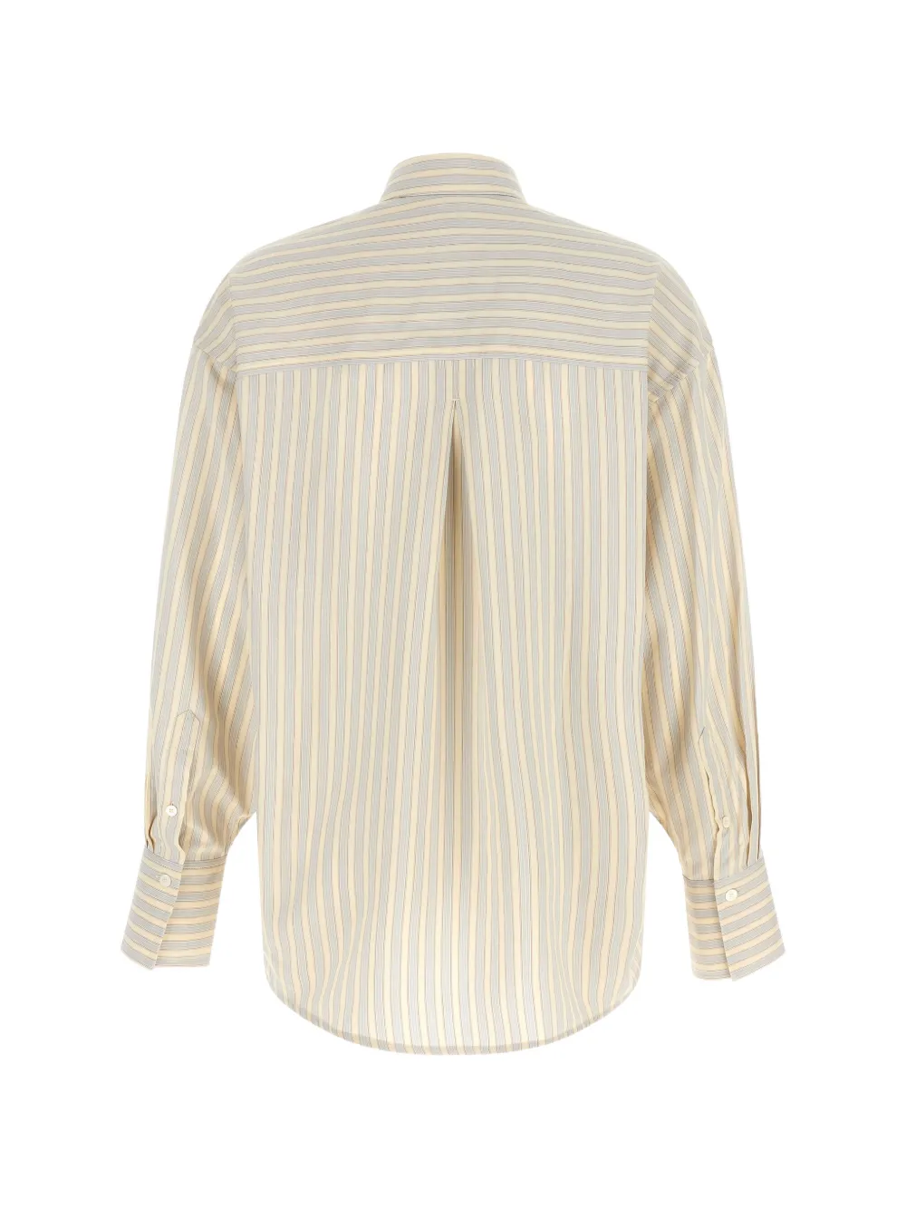 TOTEME Gestreept blouse Beige