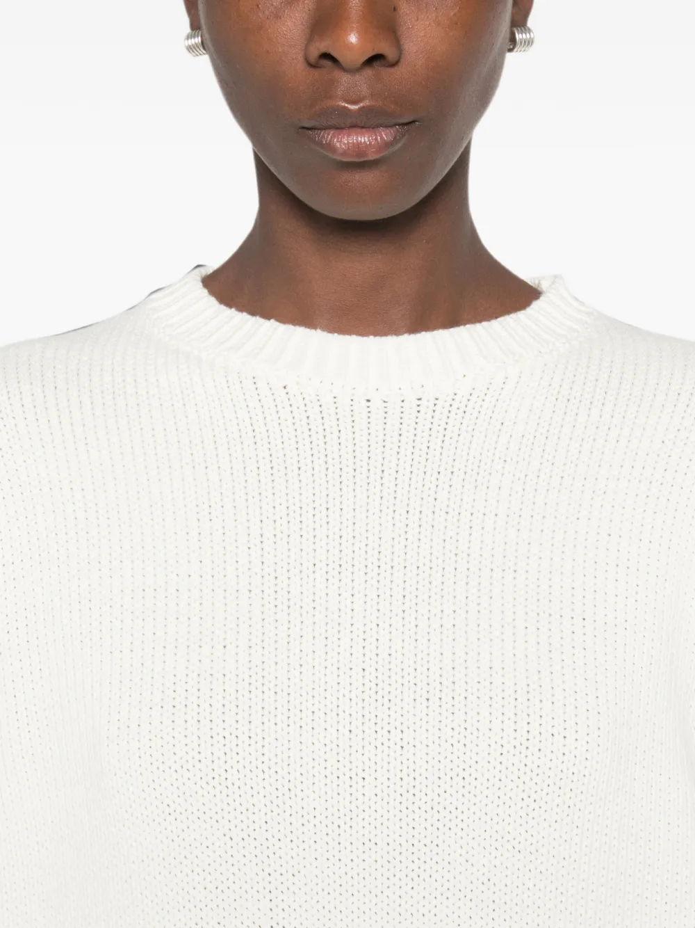 TOTEME Oversized trui met ronde hals Beige