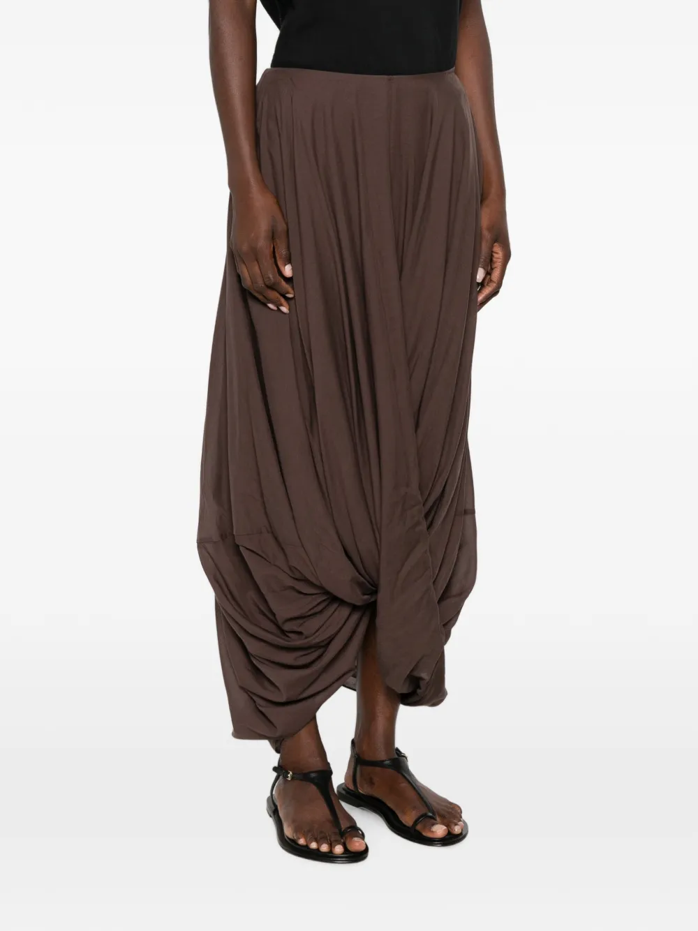 TOTEME Asymmetrische rok Bruin