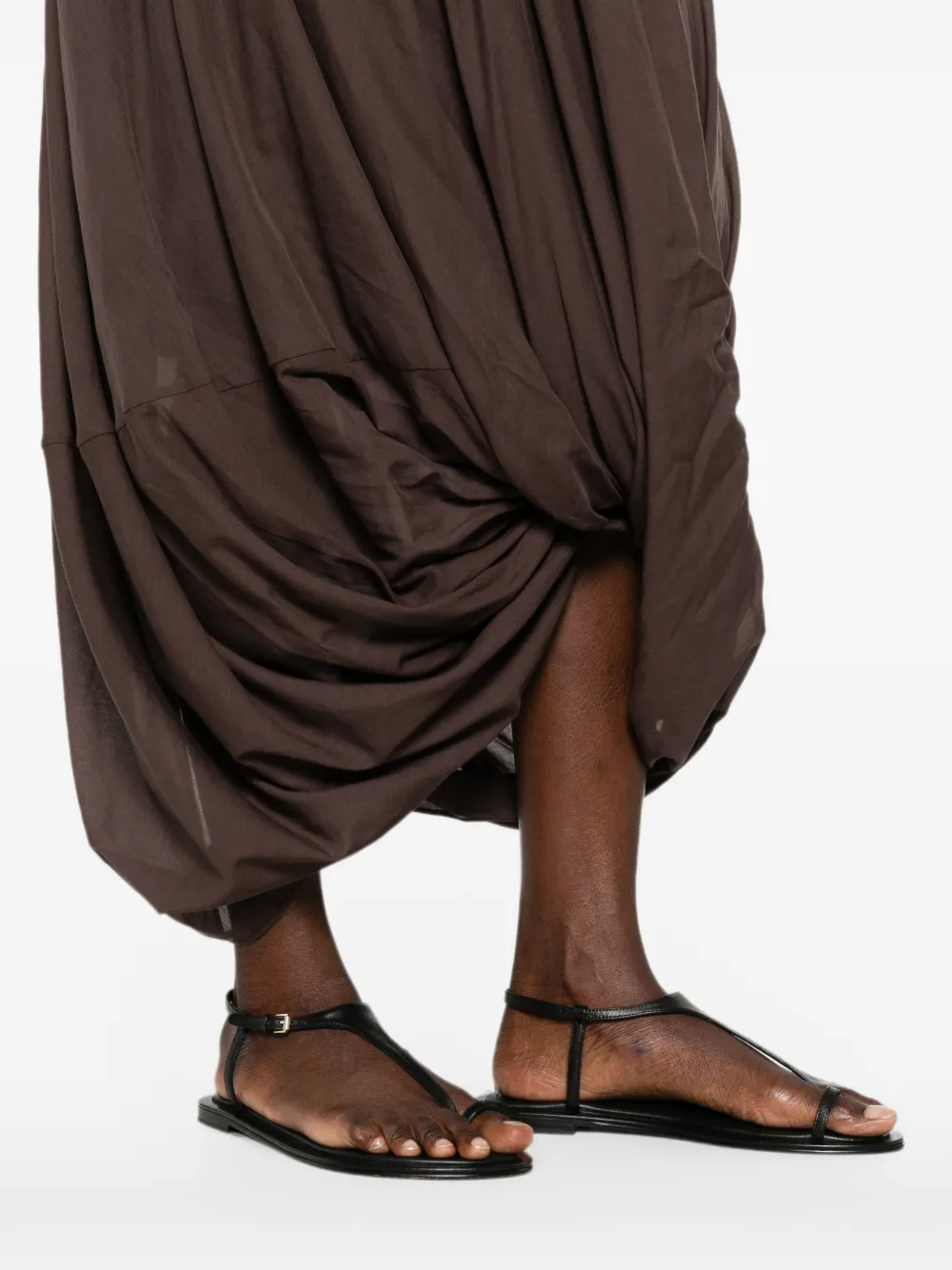 TOTEME Asymmetrische rok Bruin