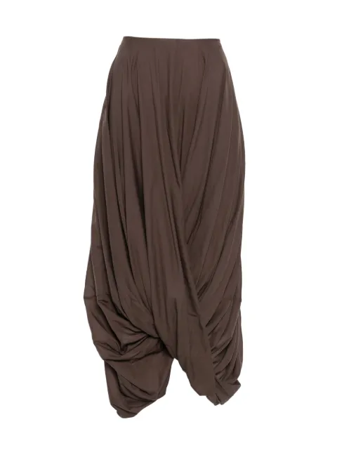 TOTEME Cocoon asymmetric draped skirt
