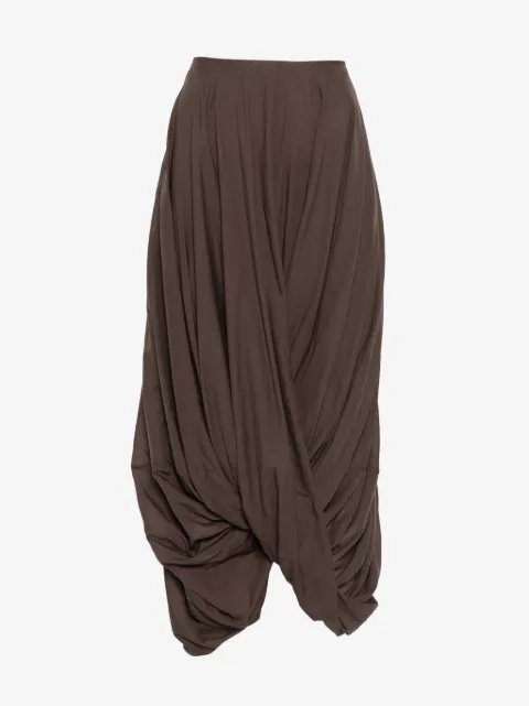 TOTEME Cocoon asymmetric draped skirt