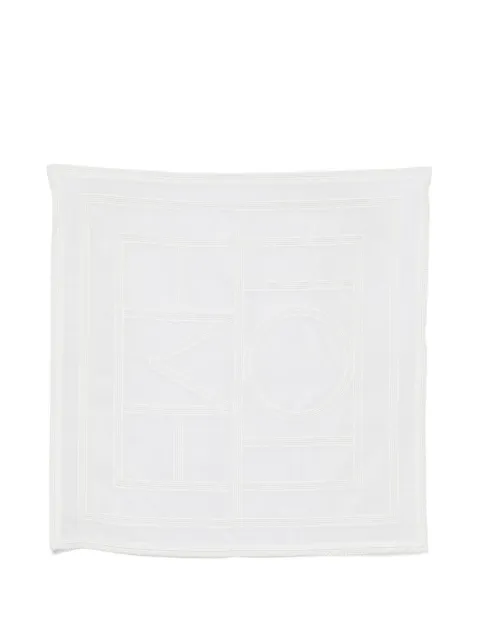 TOTEME monogram crochet scarf
