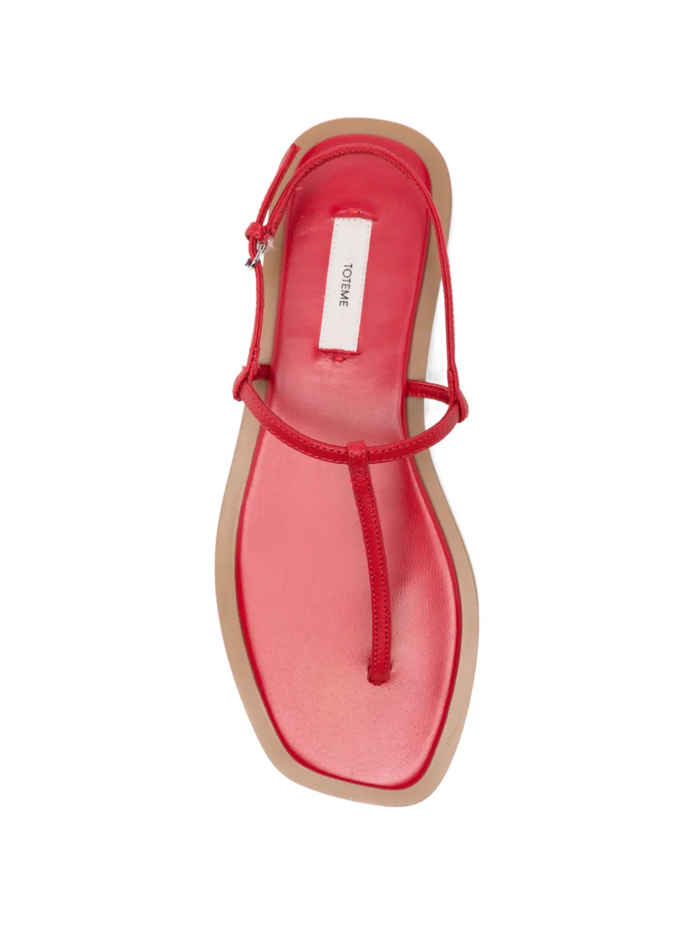 TOTEME T-strap sandals Rood