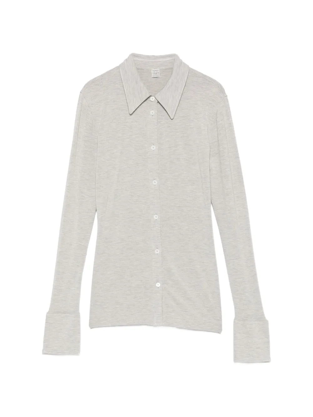 TOTEME fitted jersey shirt - Grey