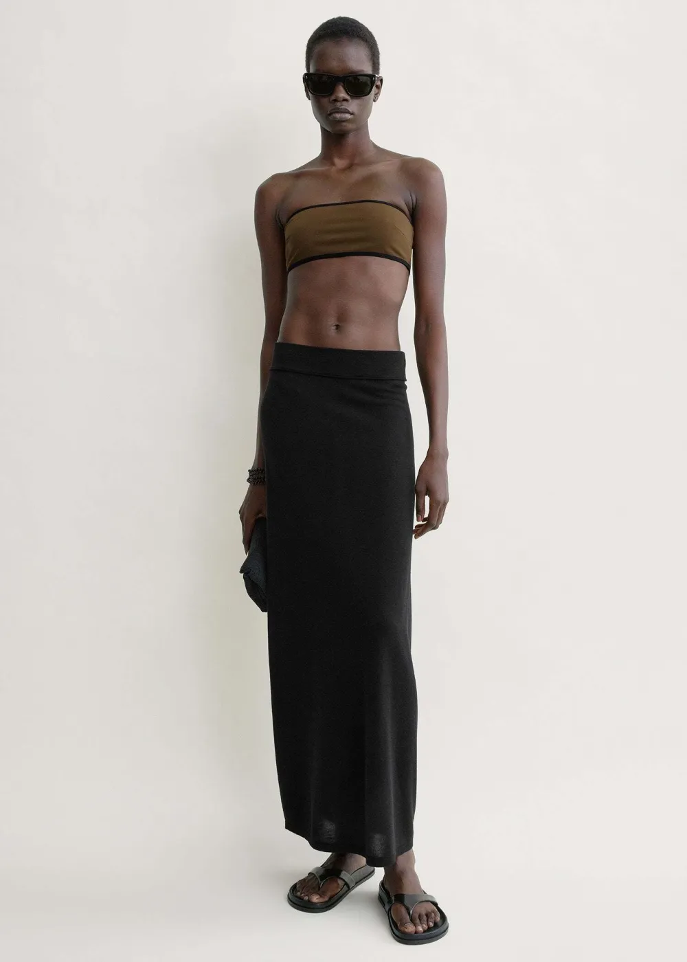 TOTEME Bandeau bikinitop Bruin