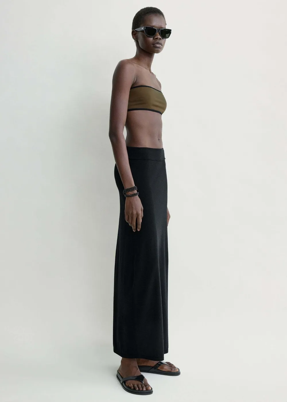 TOTEME Bandeau bikinitop Bruin