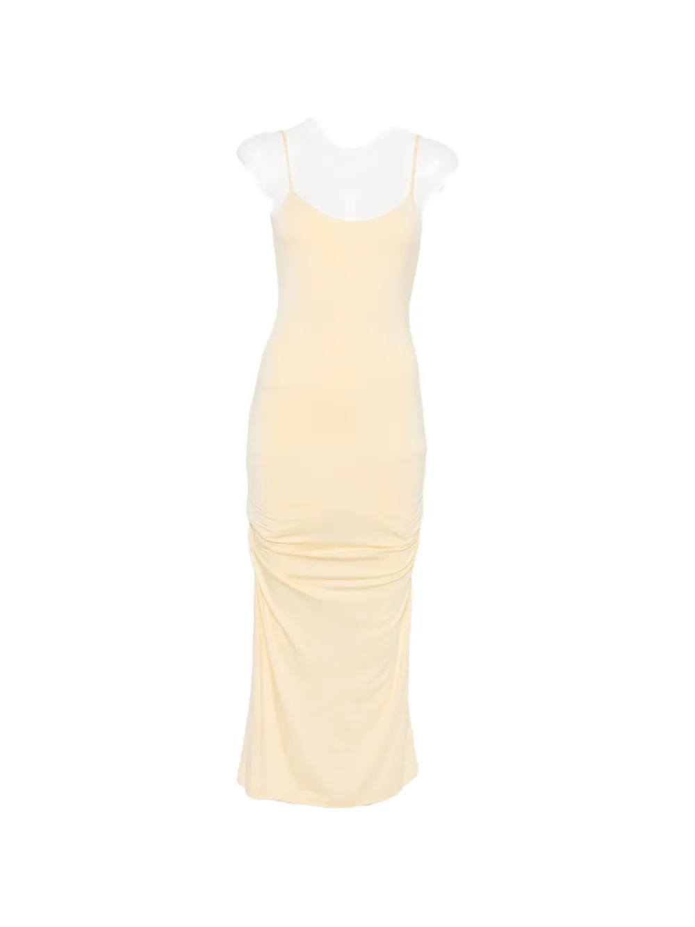 TOTEME draped midi dress - Yellow