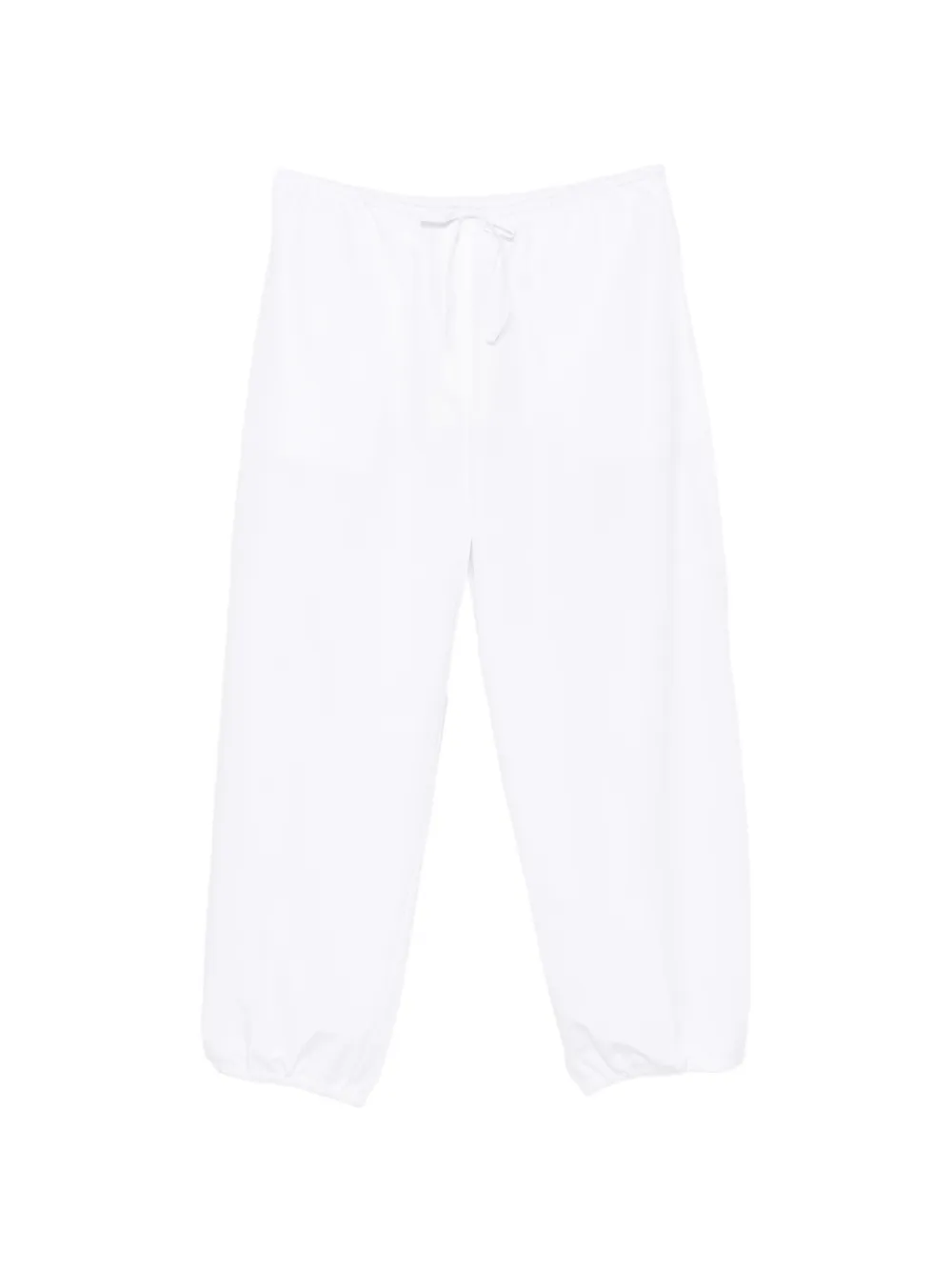 TOTEME drawstring-fastening trousers - Weiß