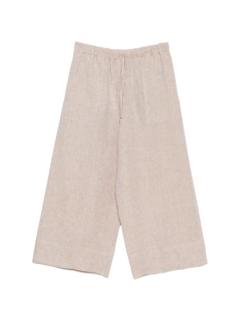 TOTEME Summer drawstring palazzo pants - Nude