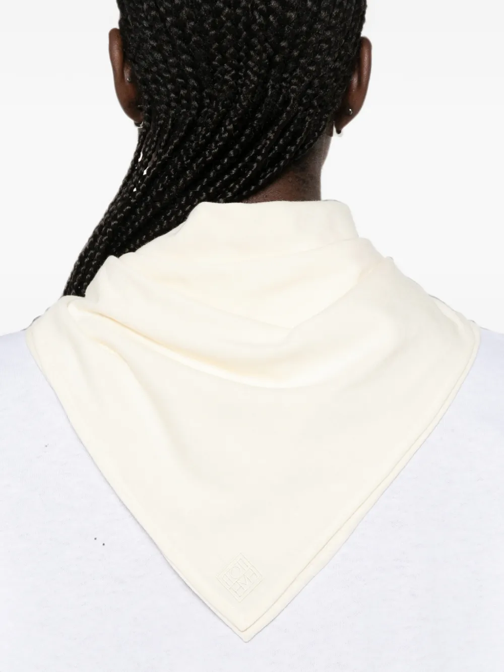 TOTEME T-shirt met sjaaldetail Wit