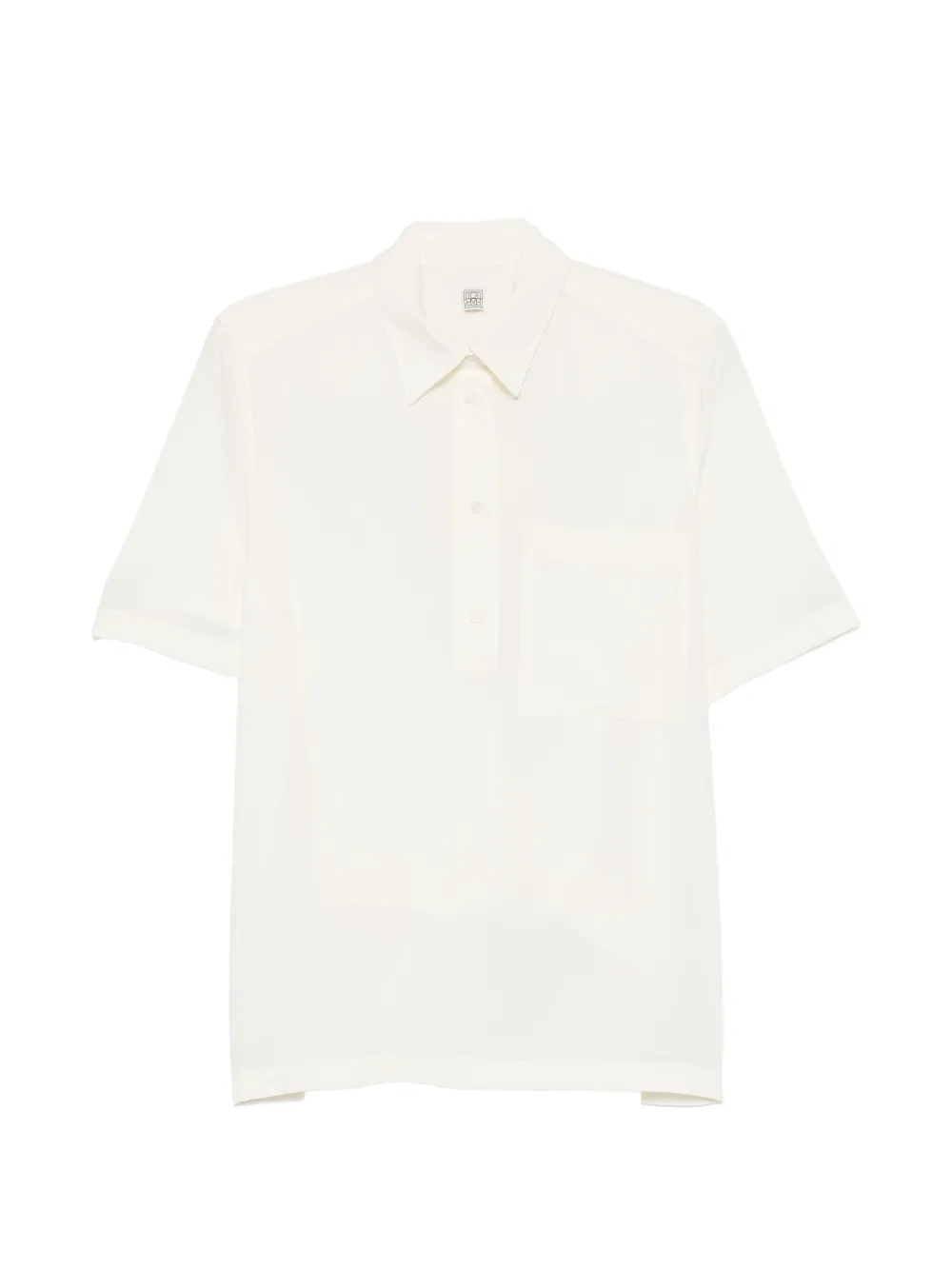 TOTEME chest-pocket polo shirt - Toni neutri