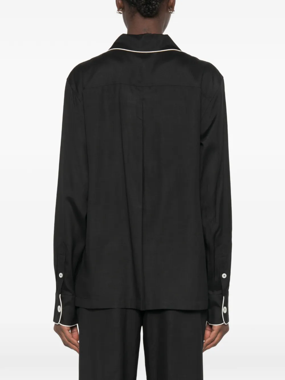 TOTEME Pyjamashirt met afwerking Zwart