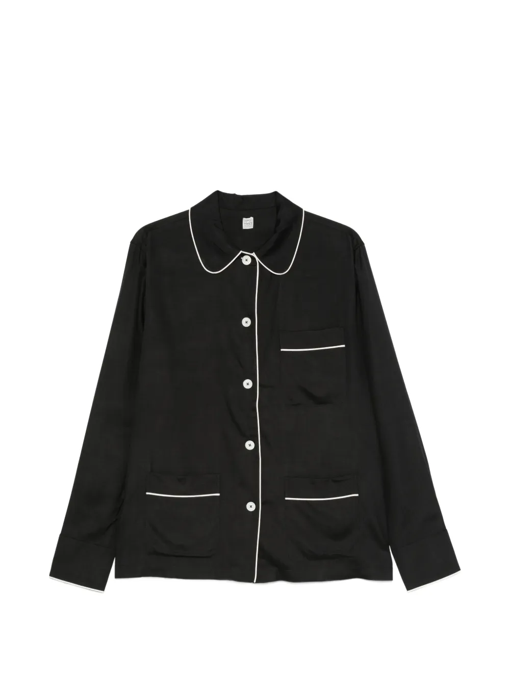TOTEME Pyjamashirt met afwerking Zwart