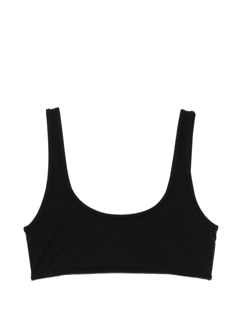 TOTEME U-neck bikini top - Schwarz