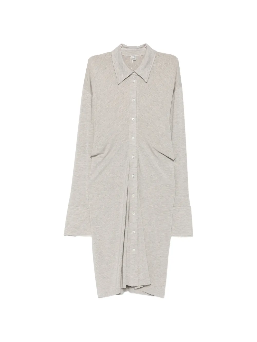 TOTEME ruched mini dress - Grigio