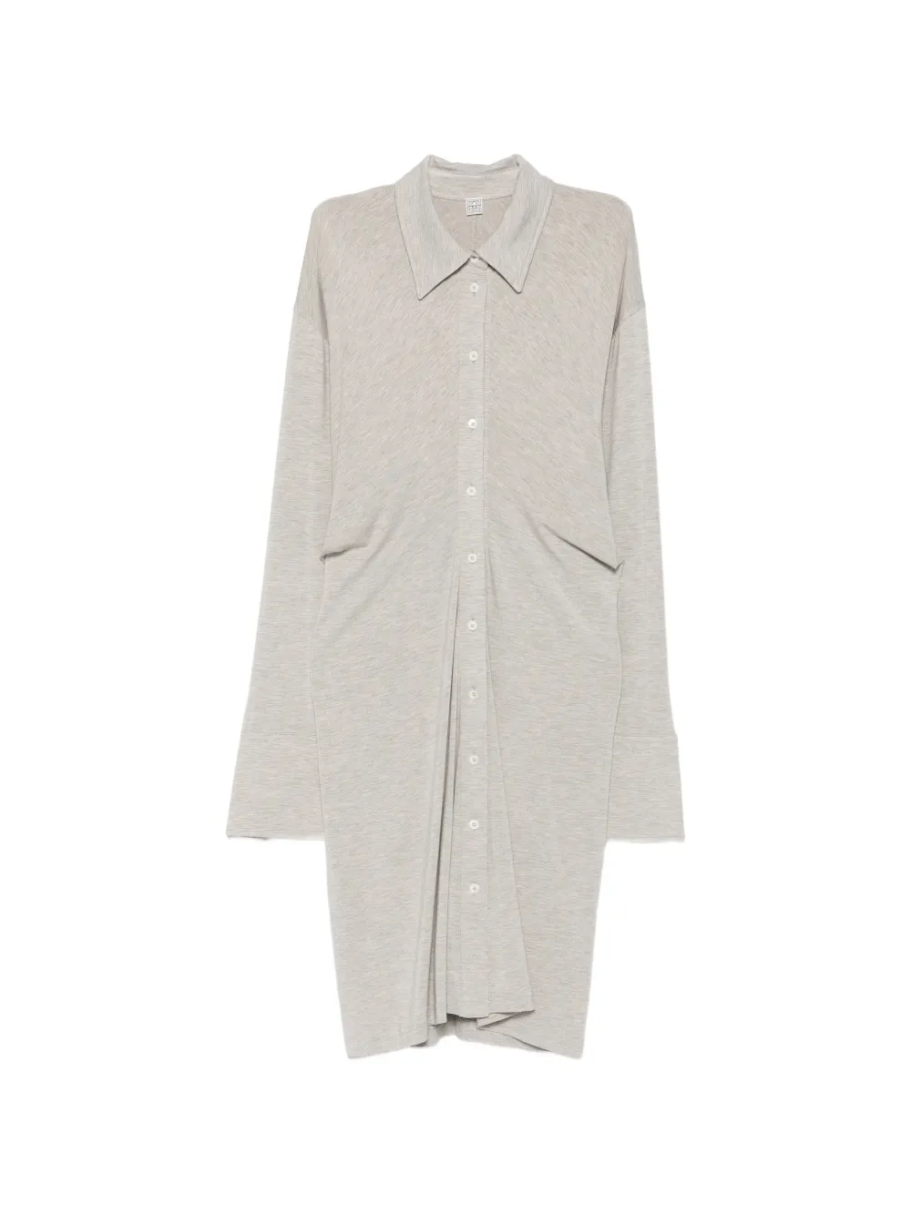 TOTEME ruched mini dress - Grigio