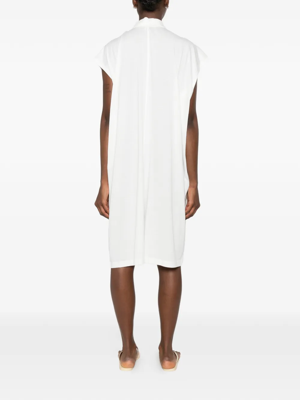 TOTEME Mouwloze midi-blousejurk Beige
