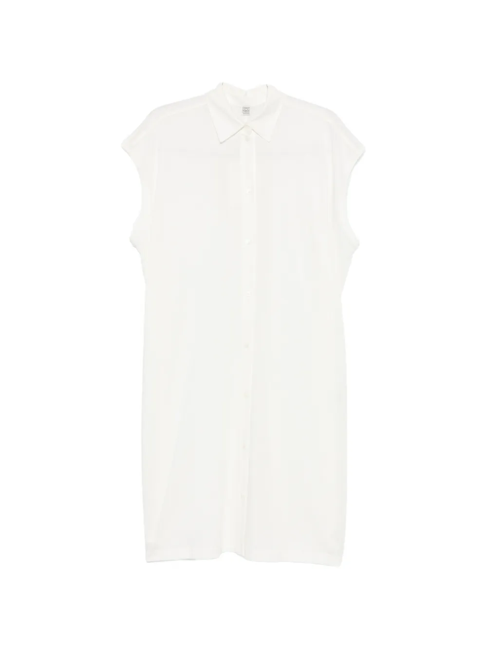 TOTEME sleeveless jersey midi shirt dress - Toni neutri