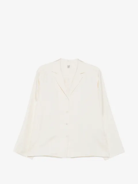 TOTEME camisa con monograma bordado