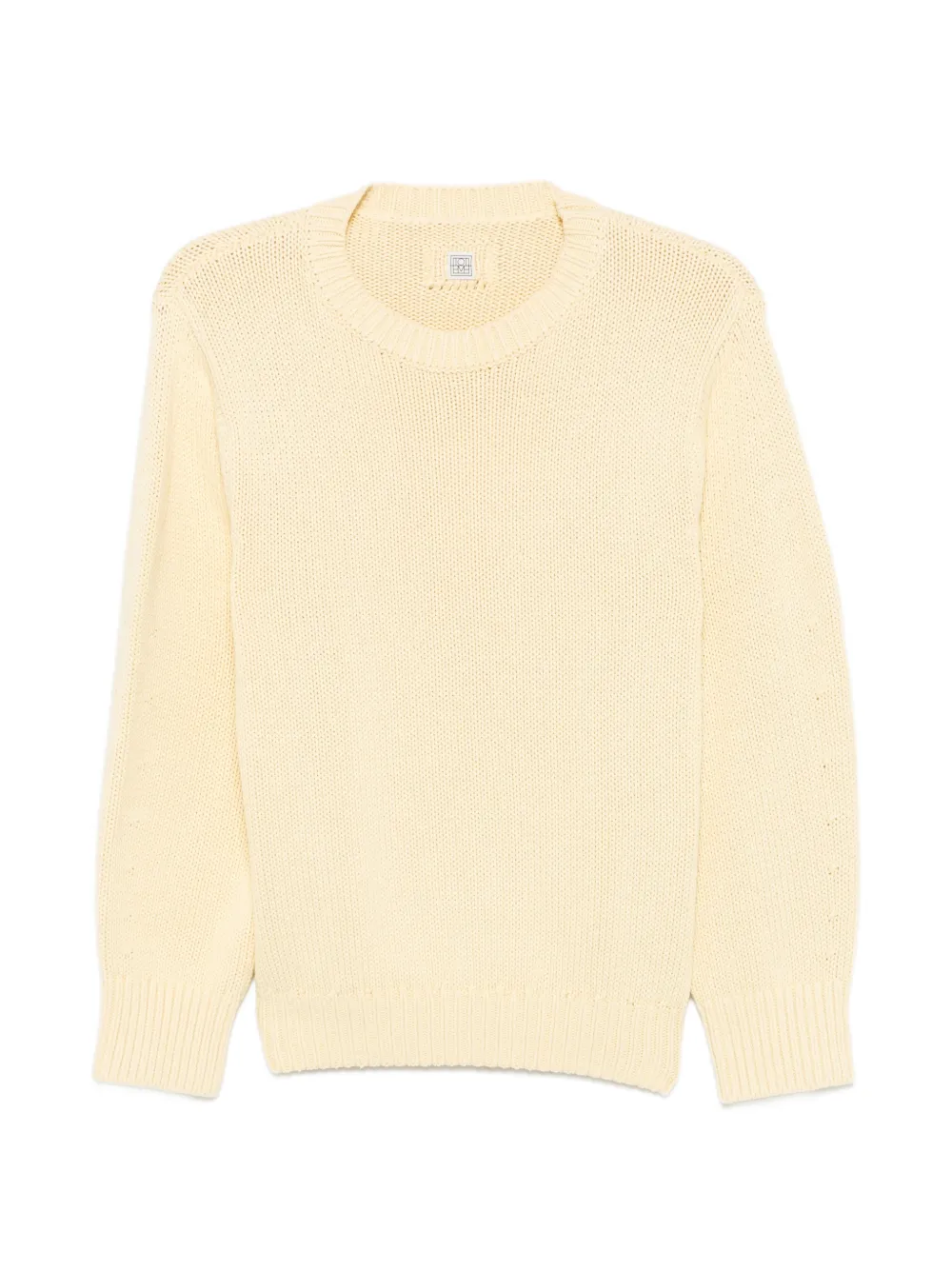 TOTEME crew-neck sweater - Gelb