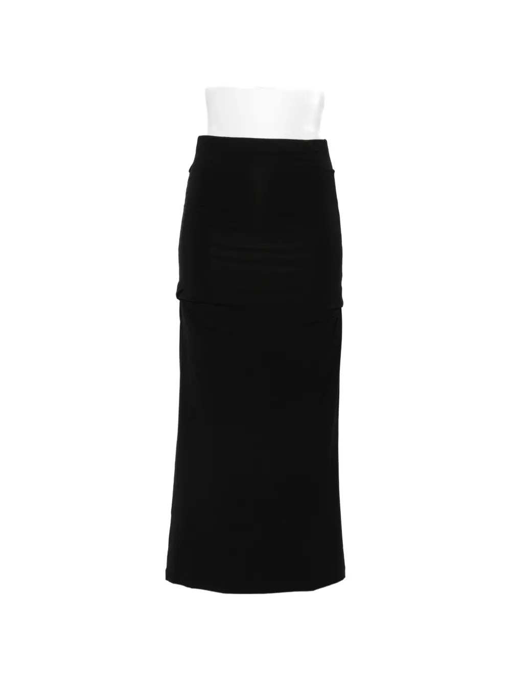 TOTEME draped midi skirt - Schwarz