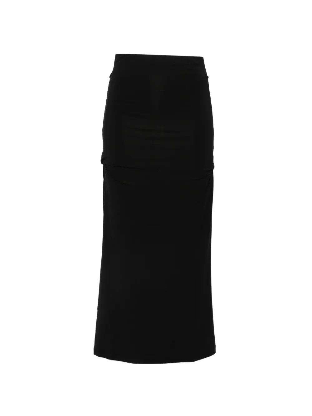 TOTEME draped midi skirt - Schwarz